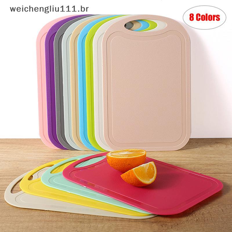 # weicheng Mini Cozinha Antiderrapante Carne Frutas Vegetais Tábua De Cortar Alimentos Blo .