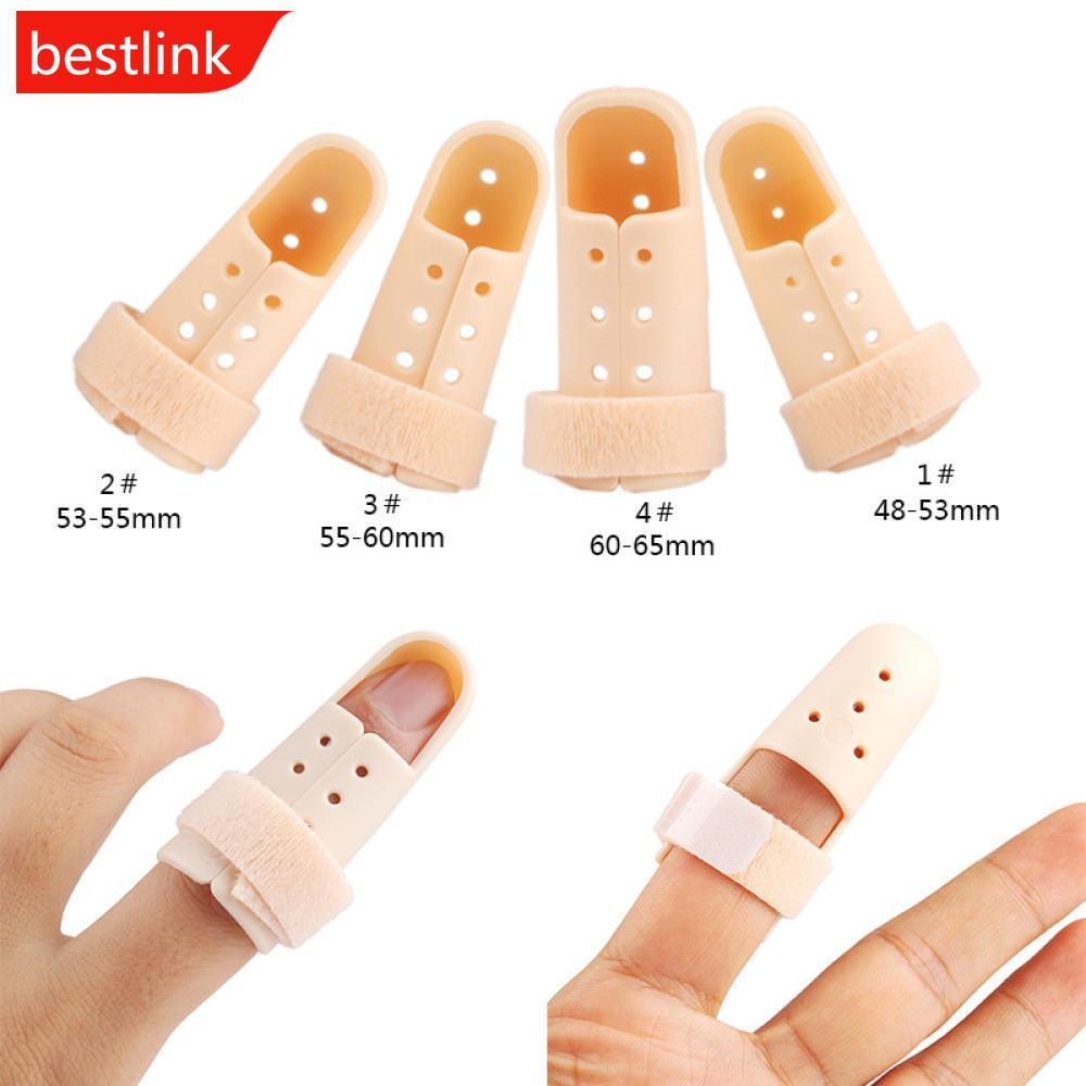 BESTLINK 1Pc Plástico Mallet DIP Dedo Suporte Cinta Tala Proteção Conjunta Lesão F5W2