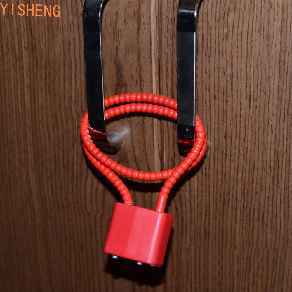 Fechadura De Cabo YISHENG , Multifuncional Equipada Com Cadeado De Chaves , Trava De Mala Flexível À Prova D'água De Lig