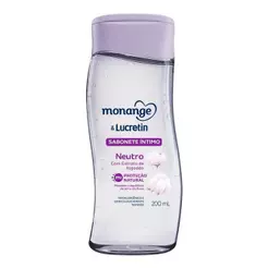 Sabonete Líquido Íntimo Monange & Lucretin Neutro 200ml