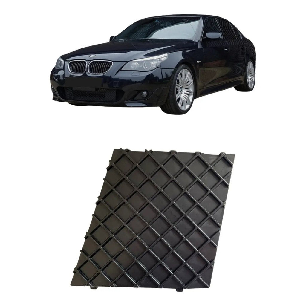 Acabamento Parachoque Bmw E60 530 540 545 550 M Sport 04-10 Preto Esquerdo