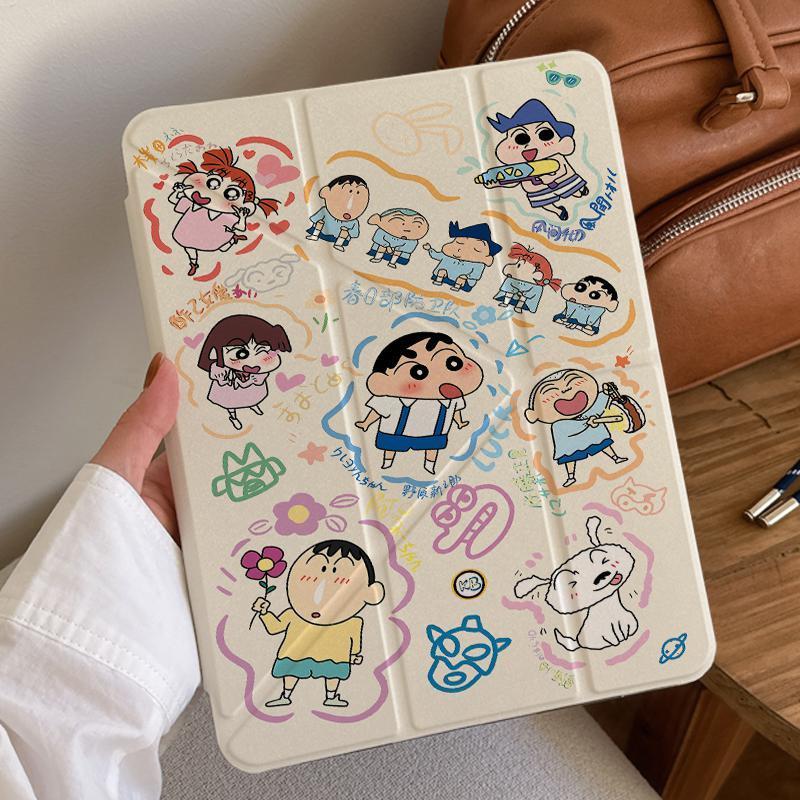 Xiaomi 56 Tablet capa protetora pad10.6 shin-chan 7sPro com Slot para caneta 2025 Lenovo shin-chan 37cm 6Pro caso
