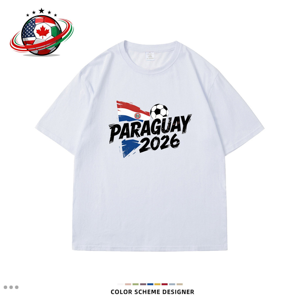 Camiseta Da Copa Do Mundo 2026 De Alta Qualidade Eua-México Futebol Seleção Nacional Fã Padrão Camisa Comemorativa Em To