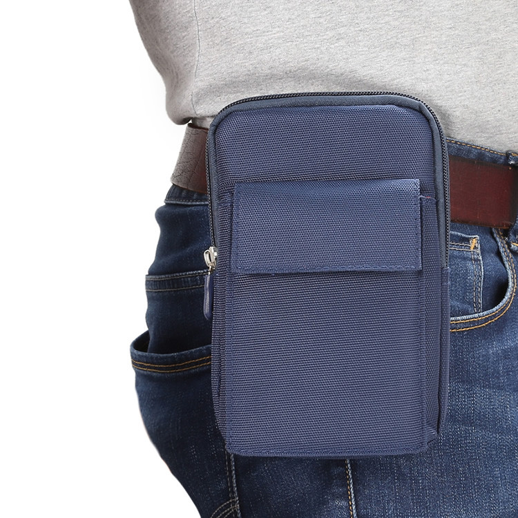 Bolsa de cintura suspensa para celular, cinto de lona multifuncional, lazer, esportes ao ar livre, um ombro, Diagonal, b