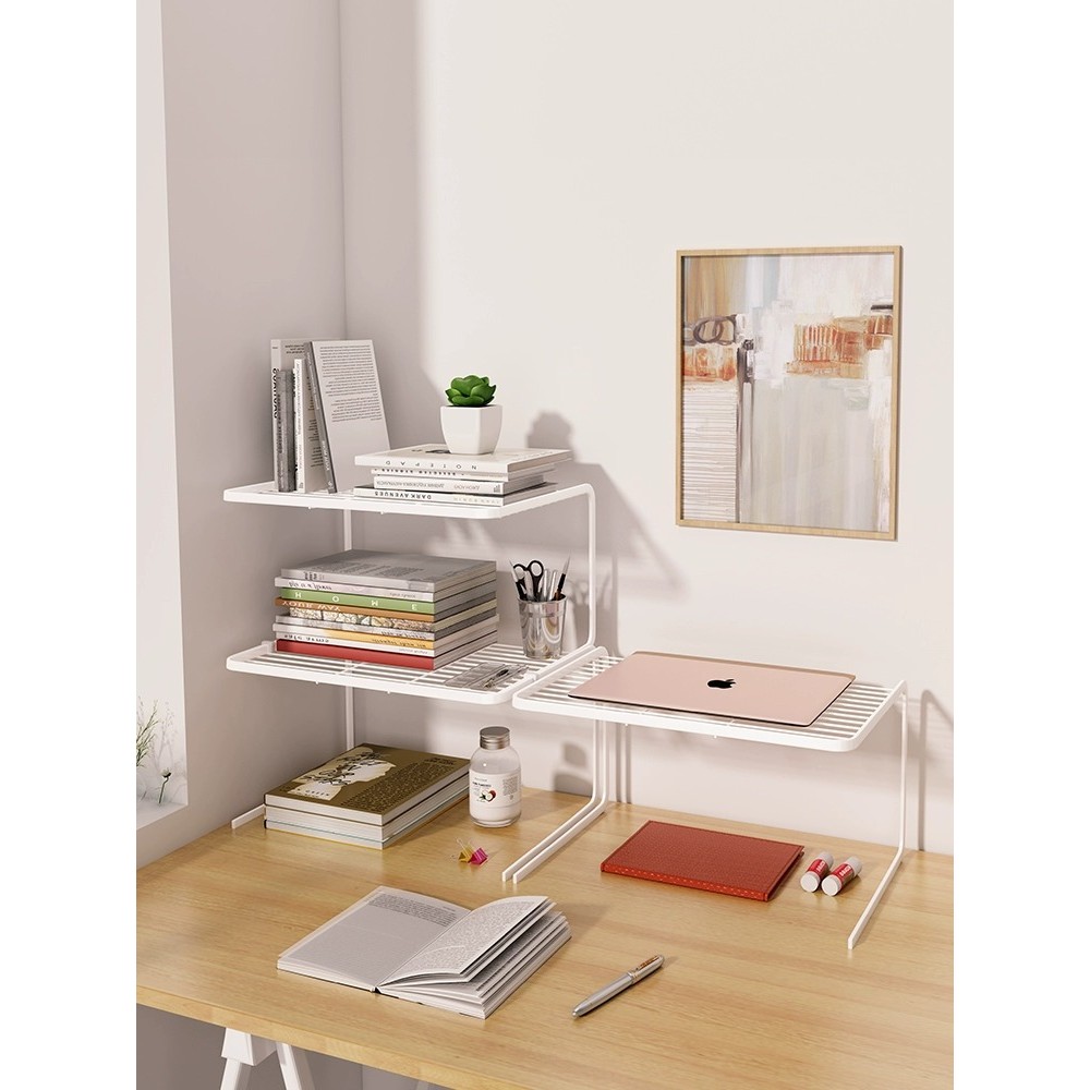Estante de mesa rack de armazenamento pequenas crianças estudantes organizar rack de arquivo armário de mesa de escritór