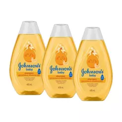 Leve 3 e Pague 2 Shampoos Johnson's Baby Gold 400ml
