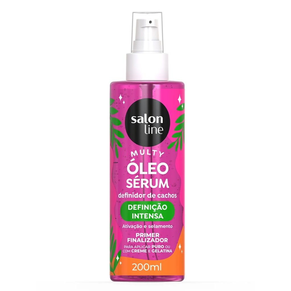 ÓLEO SÉRUM CAPILAR SALON LINE MULTY DEFINIÇÃO INTENSA 200ML