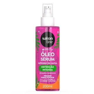 ÓLEO SÉRUM CAPILAR SALON LINE MULTY DEFINIÇÃO INTENSA 200ML
