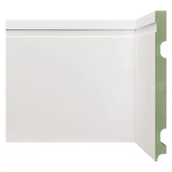 Rodapé MDF Frisado 20CMX2,40m 2002 Moldufama Kit 12m