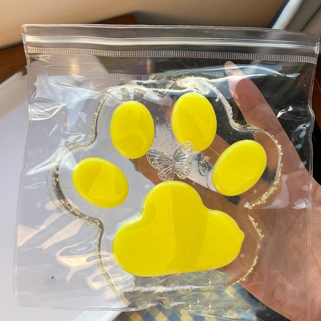 Brinquedos de Apertar para Crianças e Adultos Brinquedo de Pata de Gato Simulado Elástico Stretch Squeeze Pellets Quente
