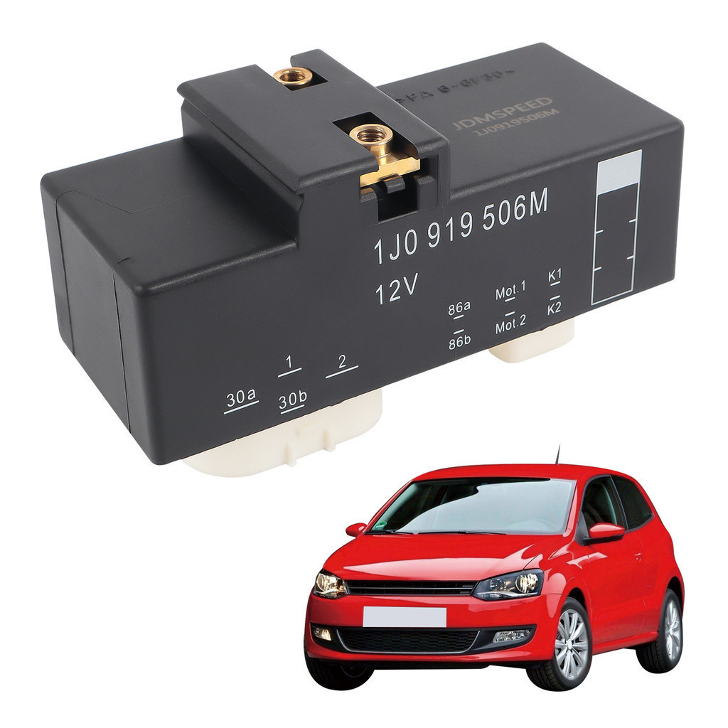 Módulo Relé Ventoinha Para Polo Fox Spacefox 1.6 2002 à 2016 1J0919506M