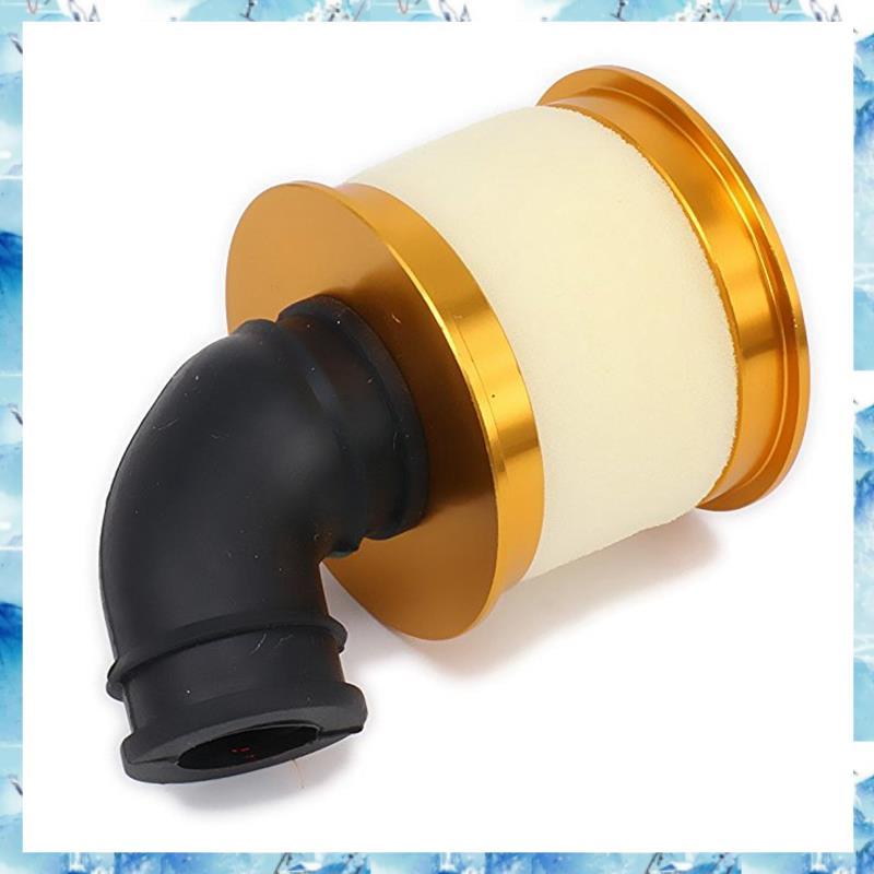 [Bcd] Esponja De Filtro De Ar Em Liga De Alumínio Aberta 04104 Para Carro Nitro Modelo Hobby 1/10 RC , Dourado