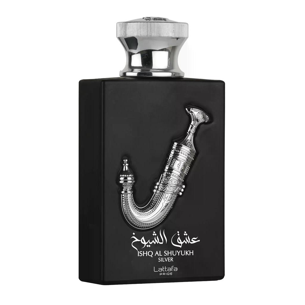 Imagem Perfume Ishq Al Shuyukh Silver Lattafa Pride Eau de Parfum Masculino 100ml