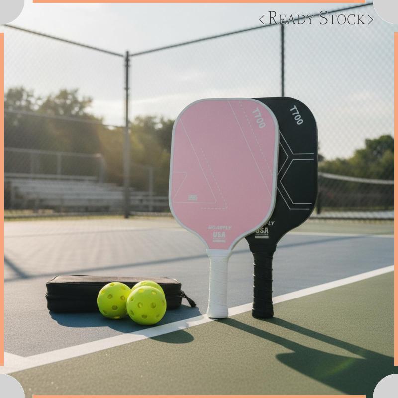 [Xmzdonji] Conjunto De Remo De Pickleball De 2 Peças Com Bolsa Longa Duração Raquete Balanceada Ampla Zona De Rebatidas