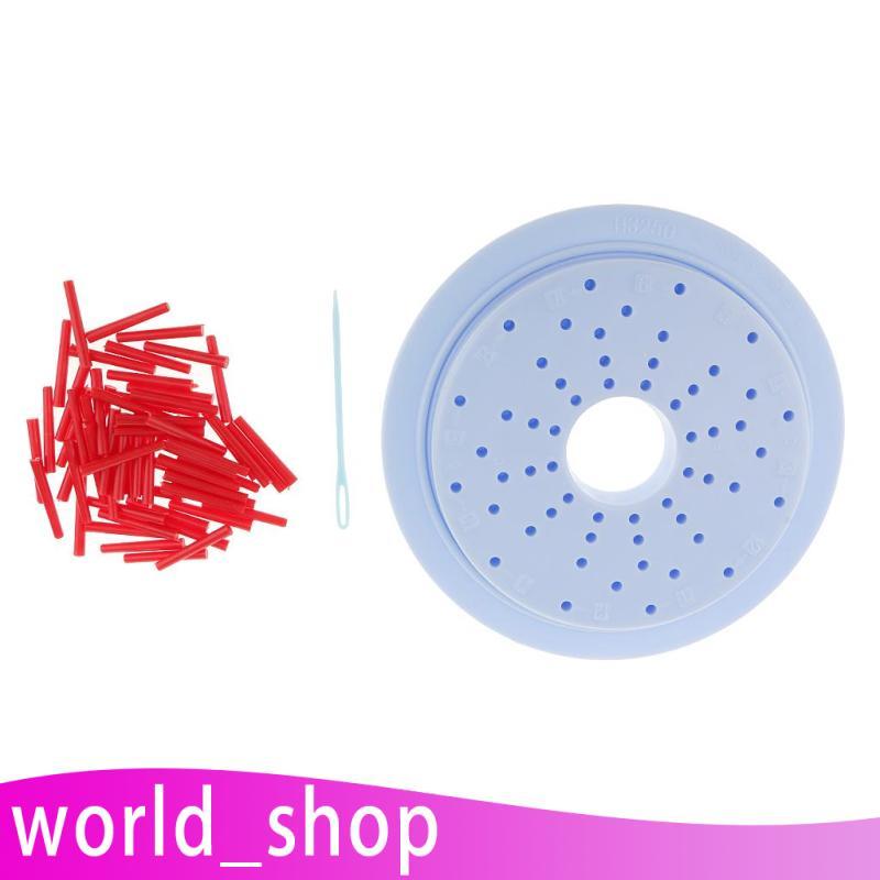[World_shop] Tear De Tricô De Plástico Redondo Com Padrão De Flores , Máquina Para Hobby