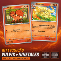 Vulpix 008/086 + Ninetales 009/086 | Caos Ascendente