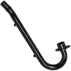 Curva escape escapamento descarga motor preto NXR125 NXR150 Bros 2003 a 2008