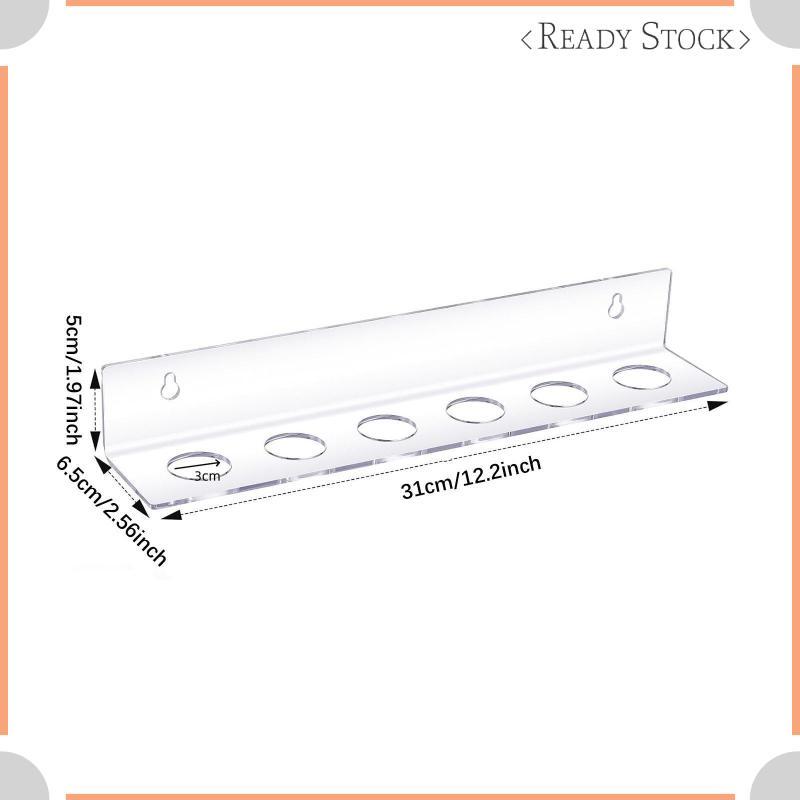 [Xmzdonji] Rack De Armazenamento De Bola De Golfe Material Acrílico Prateleira De Parede Flutuante Vitrine Para Escritór