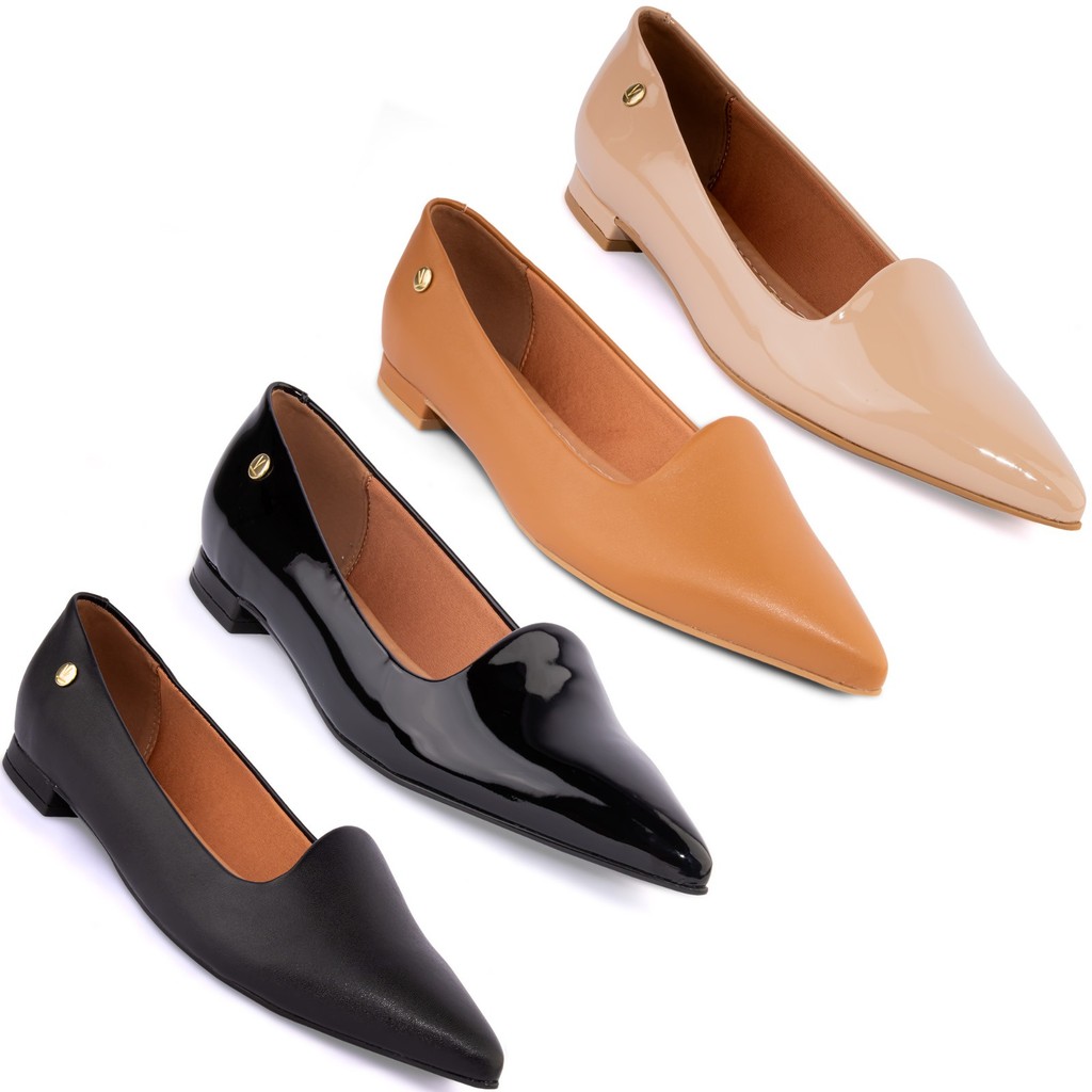Sapatilha Vizzano Feminina Bico Fino Casual Original 1206 em Oferta na Shopee