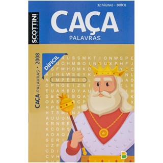 Scottini Caça-palavras com 32 pág | N.2008 | Dificil em Oferta na Shopee