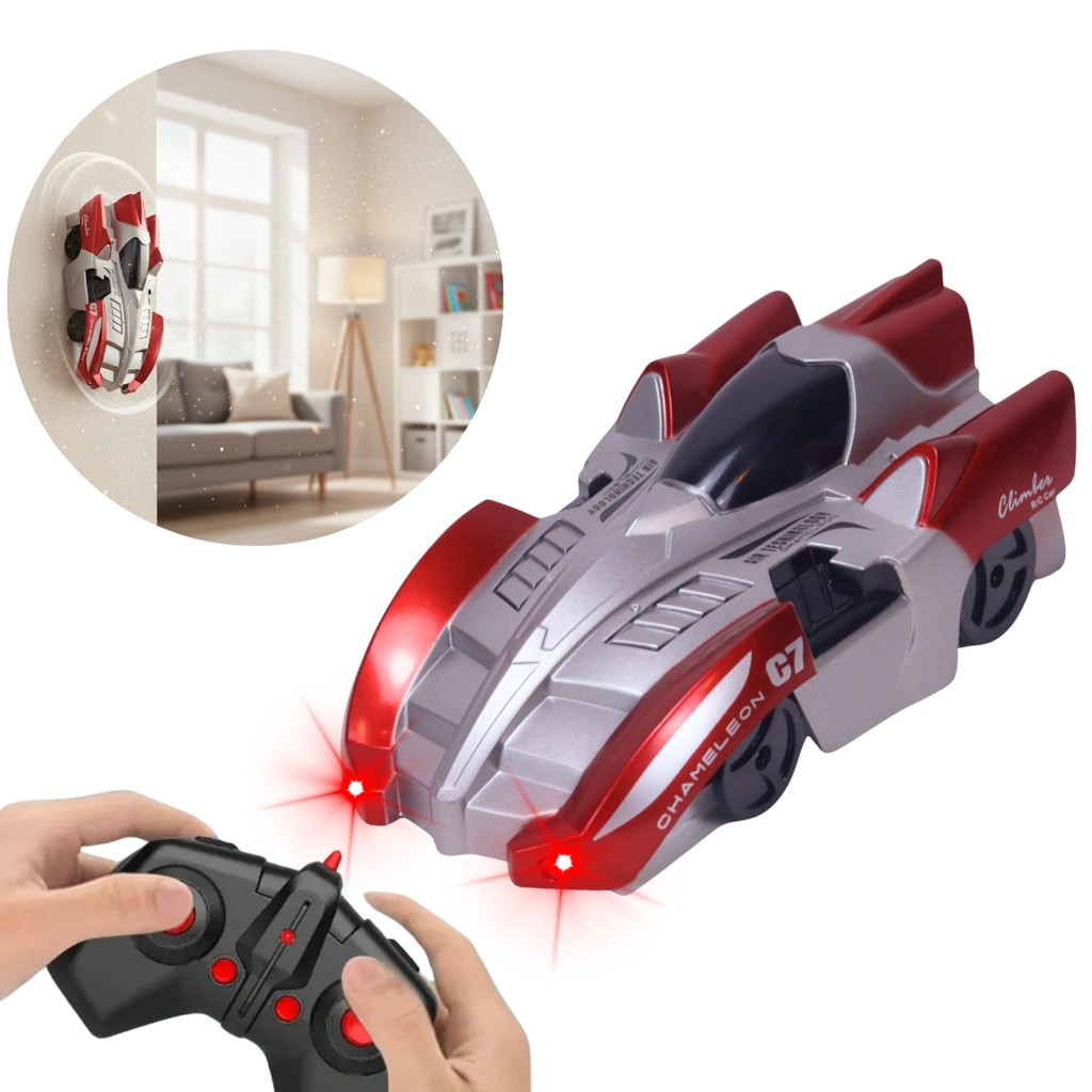 Carrinho de Parede de Controle remoto 360° com Luz - Castela em Oferta na Shopee