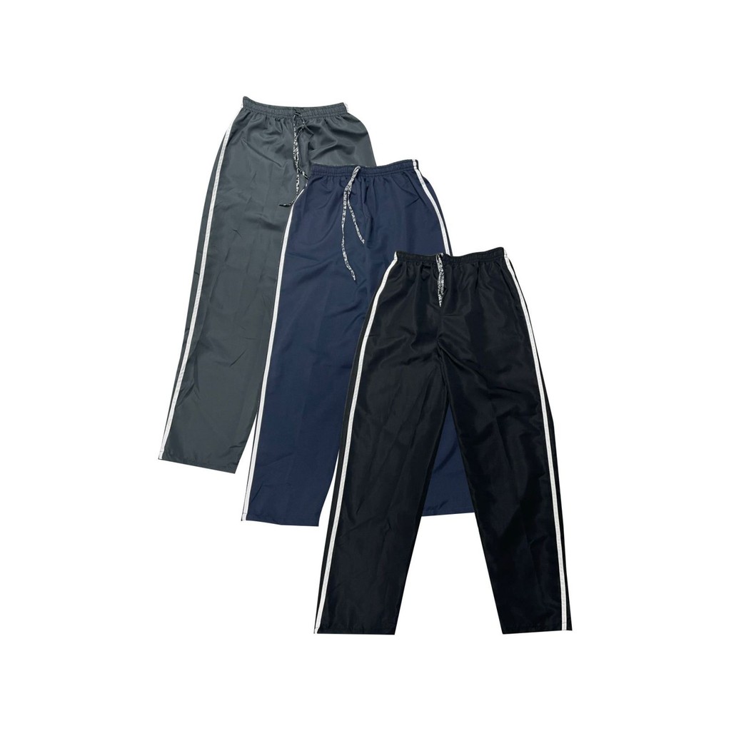 Kit Com 3 Calça Tactel Básica Masculina