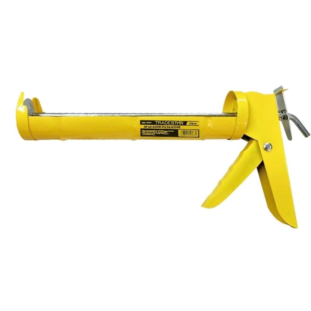 Detalhes do Aplicador de Silicone 9'' Metálico Leve Tradestar