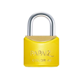 Cadeado com Chave CR40 Latão Amarelo Colorido Papaiz em Oferta na Shopee