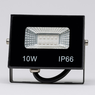 Refletor LED 10W SMD Bivolt IP66 Luz Branco Frio 6500K - Garagem - Fachadas Comerciais - Jardins - Quintais
