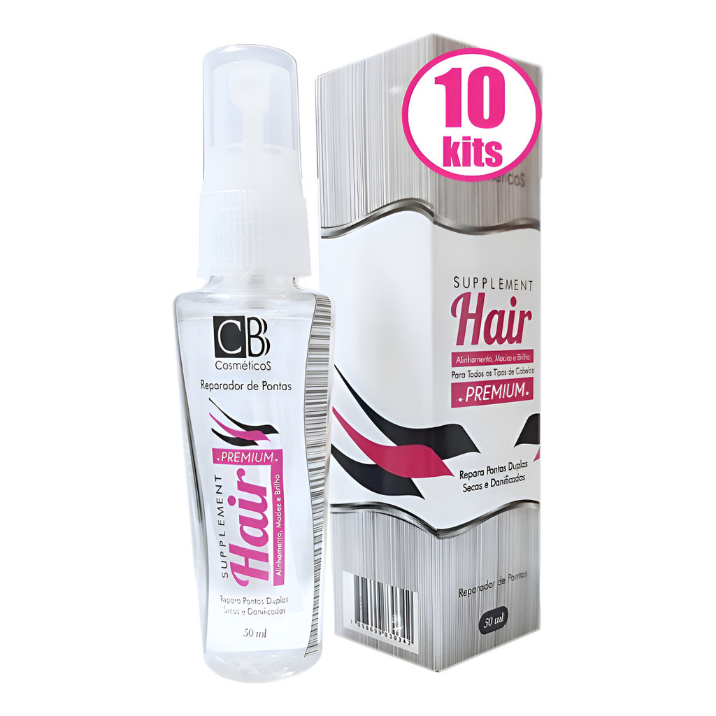 10 Reparador De Pontas Supplement Hair Cbb 