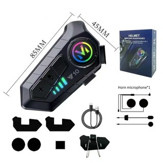Fone de Ouvido de Capacete Moto Bluetrooth Controle De Voz 2-in-1 microphone