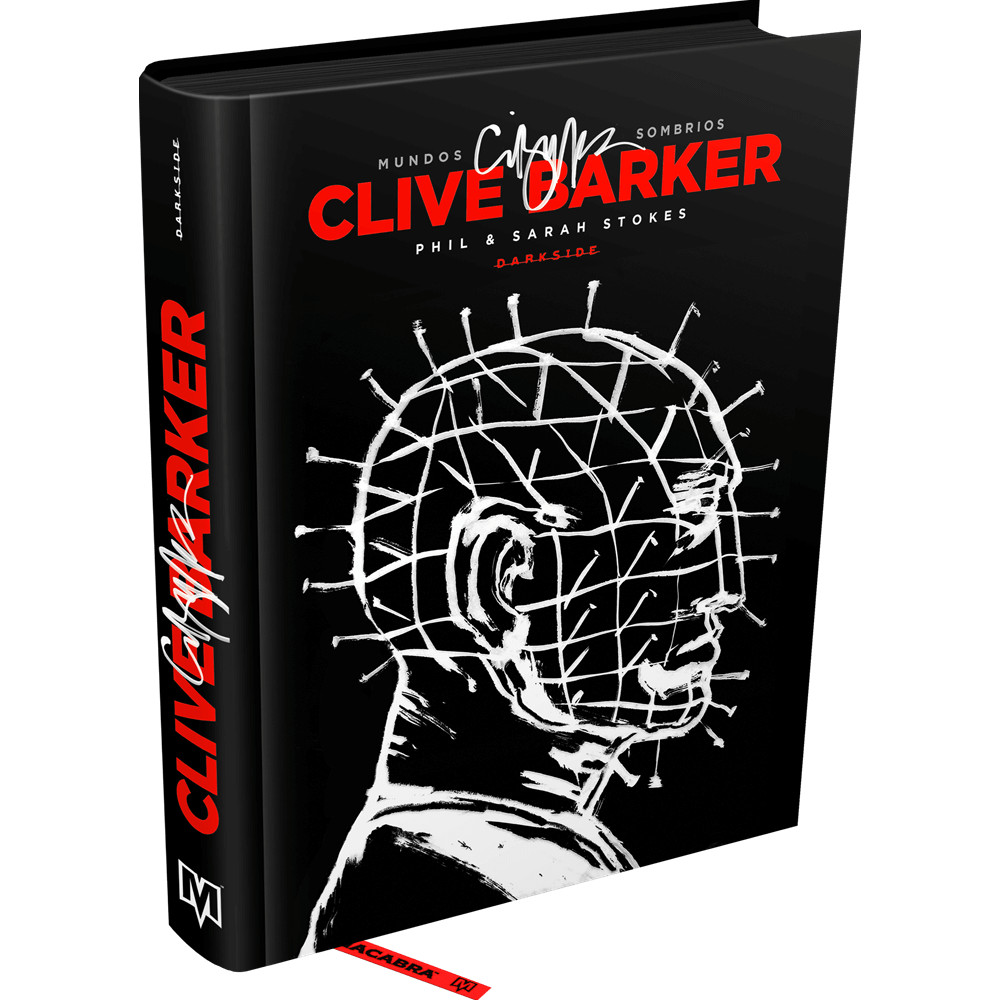 Capa do livro Livro - Mundos Sombrios de Clive Barker - Editora Darkside