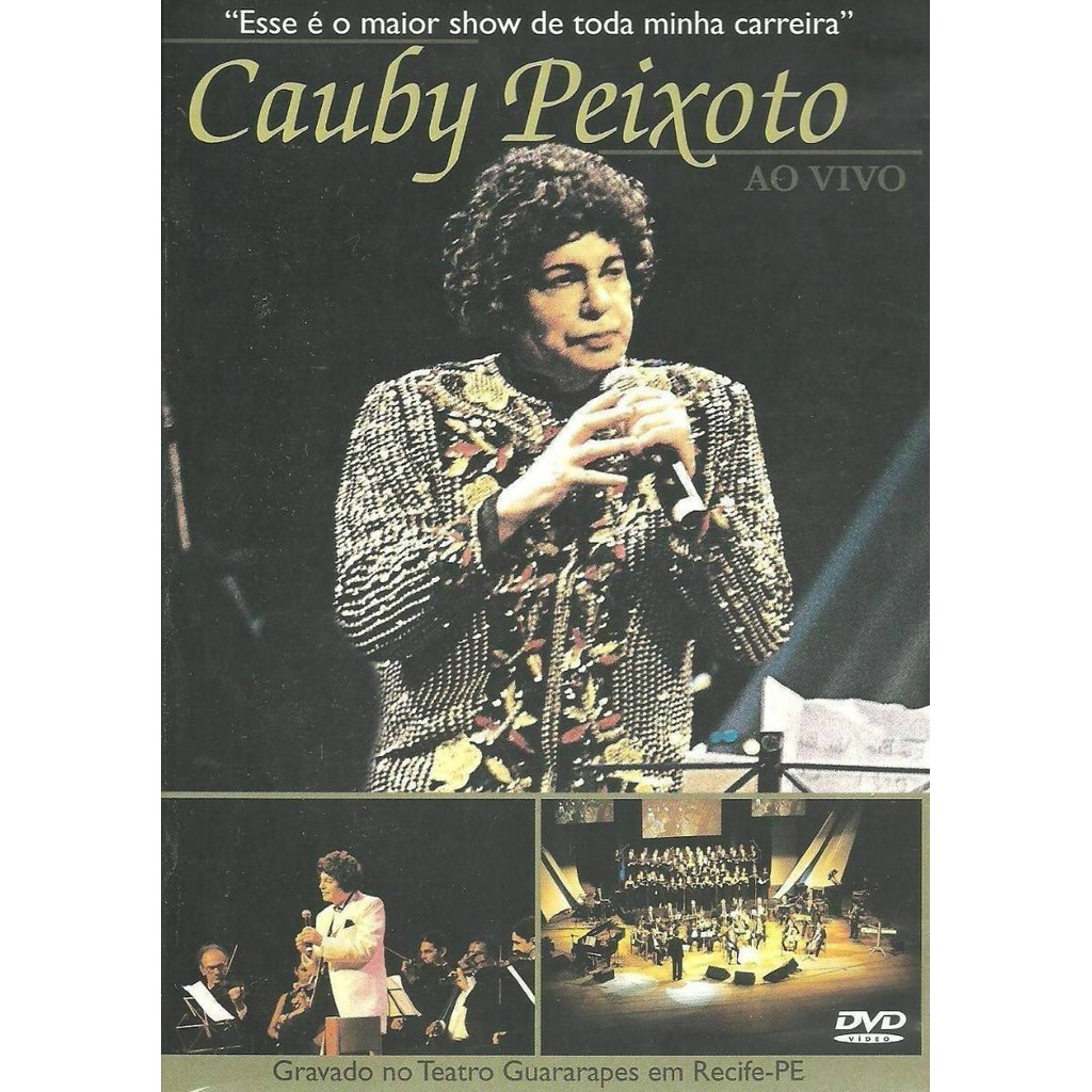 Dvd - Cauby Peixoto - Ao Vivo - Lacrado
