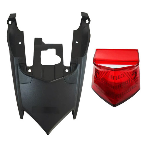 Kit Rabeta Central Completa Com Adesivo + Lanterna Cb 300
