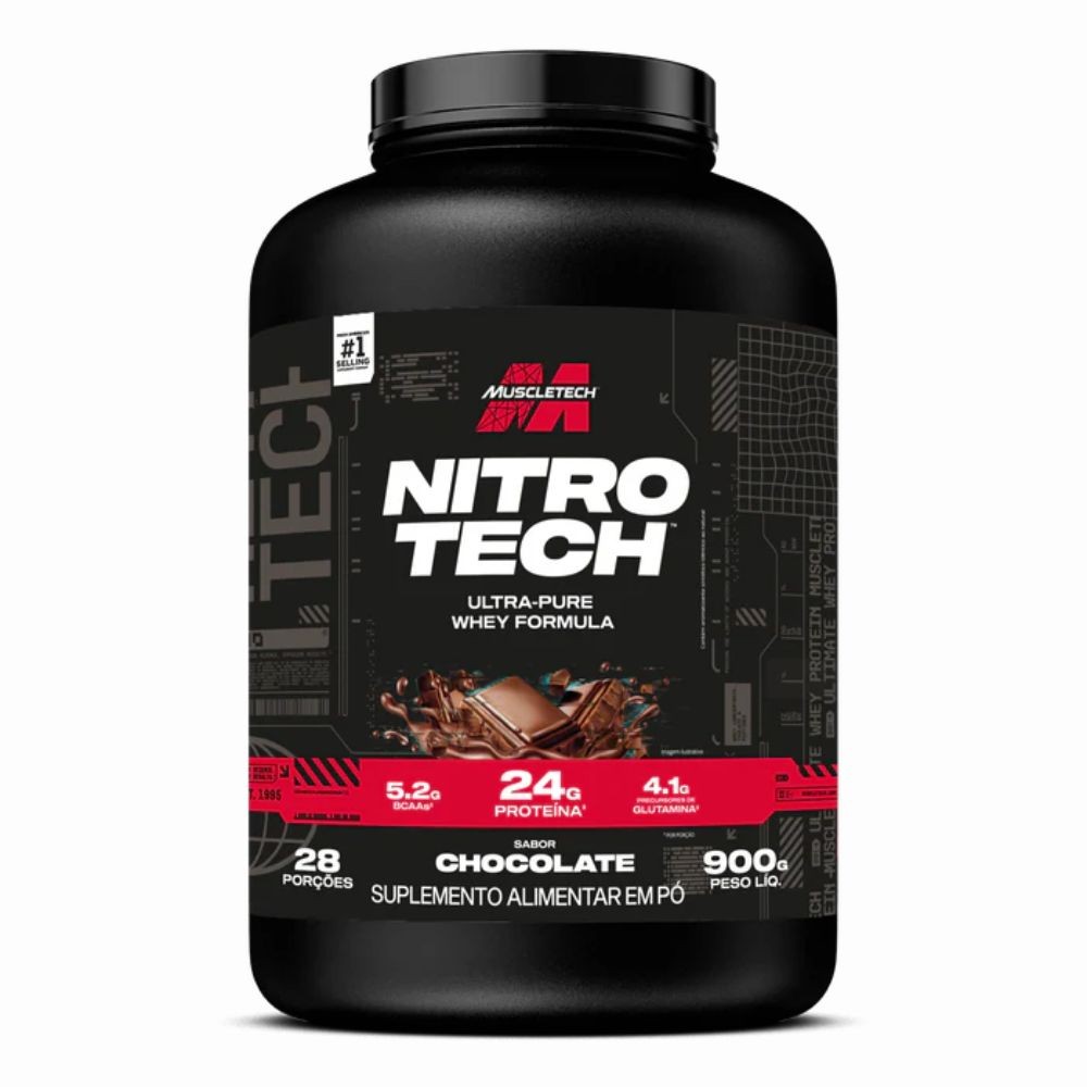 Whey Nitro Tech Chocolate 900g - MuscleTech