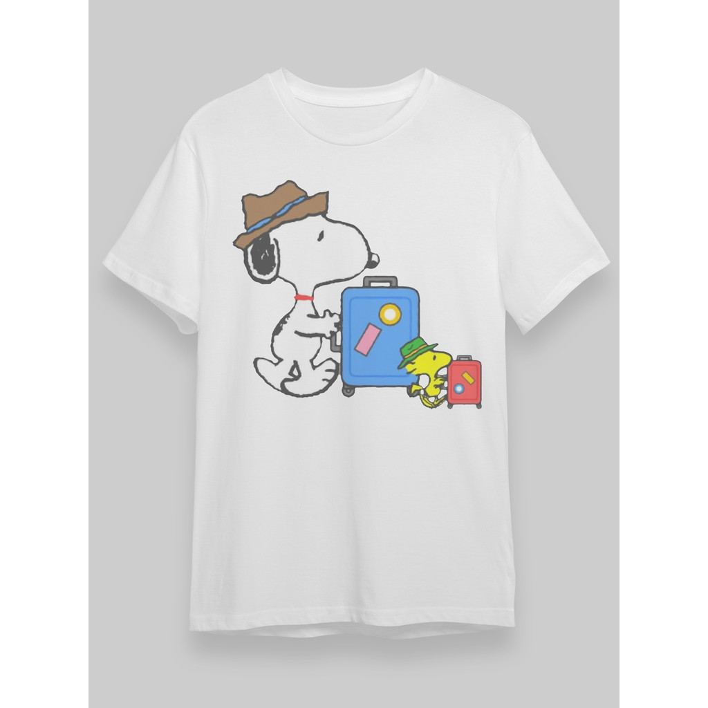 BR.Moonlight Camiseta Unissex Snoopy Viagem Turismo Aventura Moderno 100% Algodão