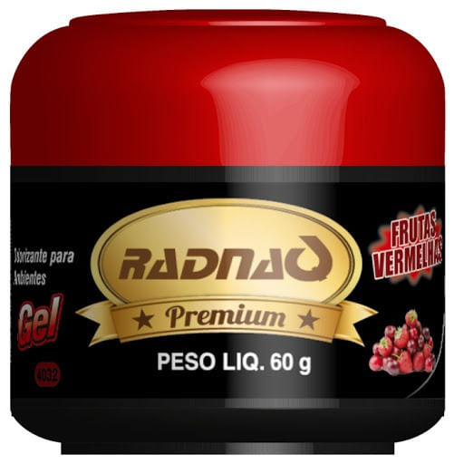Odorizante Gel Frutas Vermelhas 60g RADNAQ RQ4032