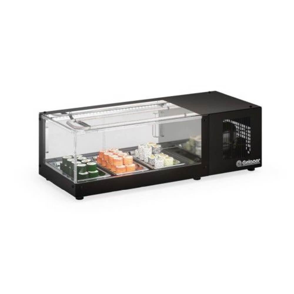 Vitrine Refrigerada de Bancada Gelopar GVRS-100PR Preta - 220V em Oferta na Shopee