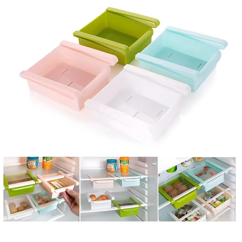 Gaveta Organizadora Removível Multiuso para Geladeira – Legumes, Verduras, Frutas
