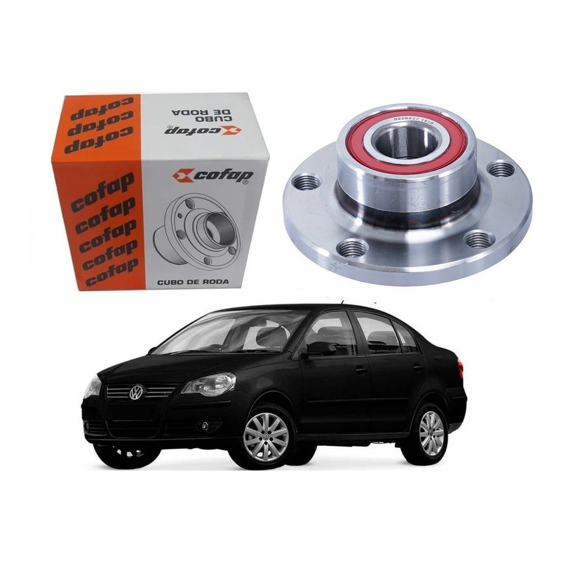 Cubo Roda Traseiro Polo Sedan 1.6 2.0 Sem Abs 2008 A 2011 em Oferta na Shopee