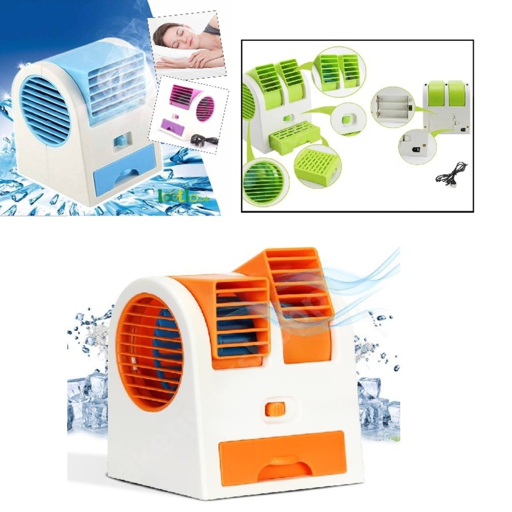 Ar Condicionado Portátil Mini Climatizador Ventilador Aromatizador Umidificador Portátil Pessoal USB