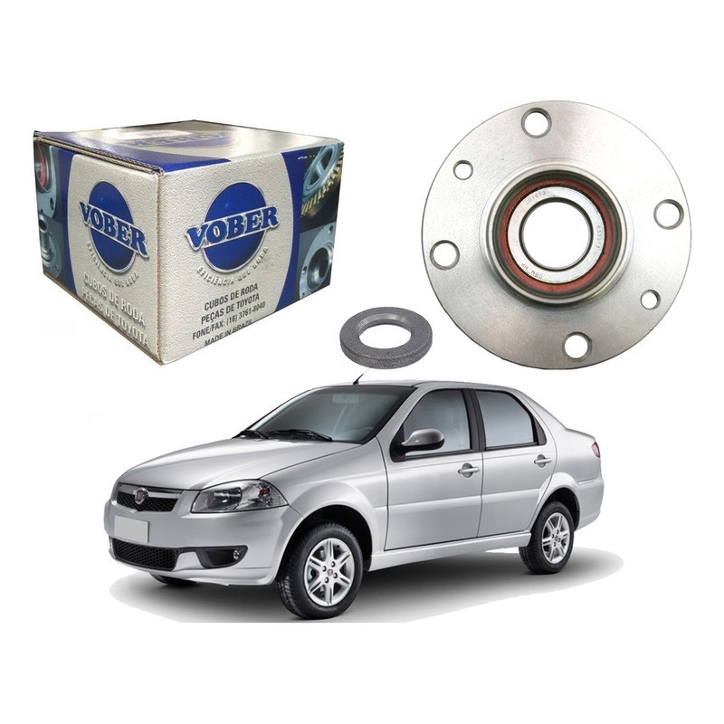 Cubo Roda Traseiro Siena Rst 1.0 2007 A 2016 em Oferta na Shopee