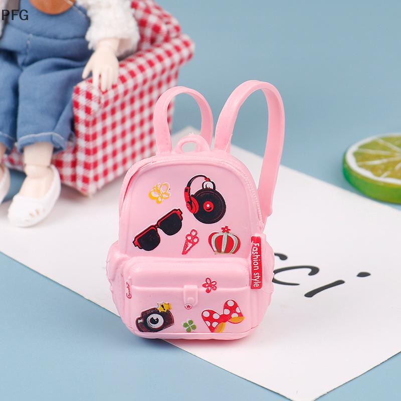Acessórios Para Bonecas PFG Mochila Escolar De PVC Removível E Acoplável Internamente FG em Oferta na Shopee