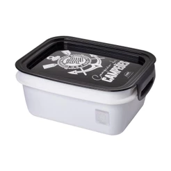 Pote Marmita Hermética Futebol Time Corinthians Divisória Travas Lanche Alimentos Micro ondas Freezer 850 ml Plasútil