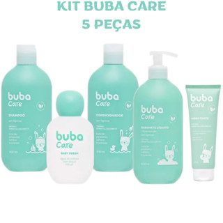 KIT SHAMPOO 400, COND 400, SAB LIQ 400, HIDRATANTE E COLÔNIA - BUBA CARE em Oferta na Shopee