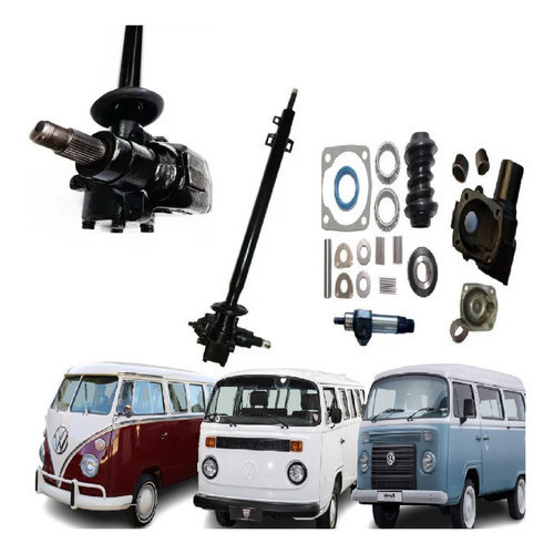 Caixa  Kombi Roletada direção Semi Hidráulica