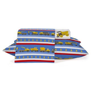 Jogo de Cama Infantil Teka Kids Trucks - 100% Algodão em Oferta na Shopee