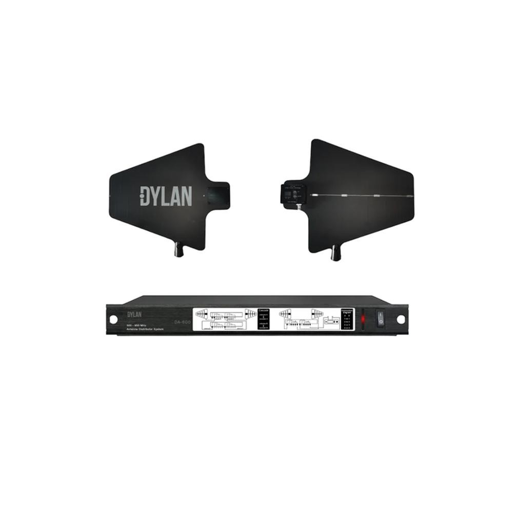 DISTRIBUIDOR DE ANTENAS DYLAN COM 8 ENTRADAS BNC C/ MALETA DA-800