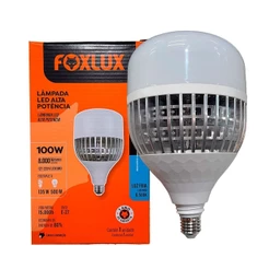 Lâmpada LED Foxlux Alta Potência 100W 6500K E27