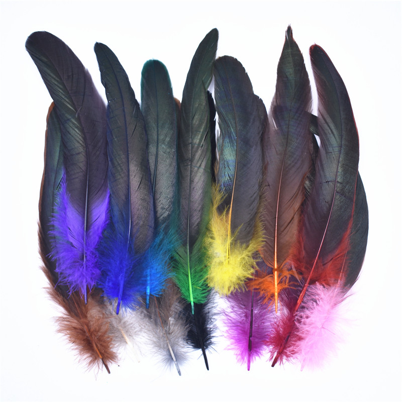 20 Pçs/Lote Prime Penas De Galo Coloridas Para Fazer Jóias Artesanato Acessórios De Carnaval Costura Dream Catcher Pluma